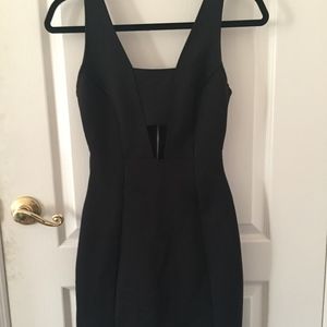 Topshp Black Bodycon Mini Dress